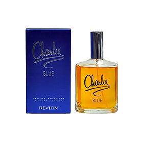 REVLON Charlie Blue Natural Spray bottle close up for daily freshness