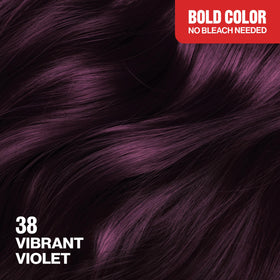 REVLON Colorsilk swatches display bold violet shade