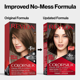 REVLON ColorSilk 3D Color Gel Technology creates multidimensional color