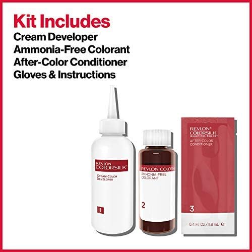 Pack of 6 boxes by Revlon ColorSilk for home color projects.