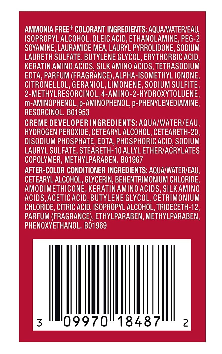 Revlon ColorSilk 57 Lightest Golden Brown application guide for precise at-home coloring.