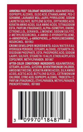 Revlon ColorSilk 57 Lightest Golden Brown application guide for precise at-home coloring.