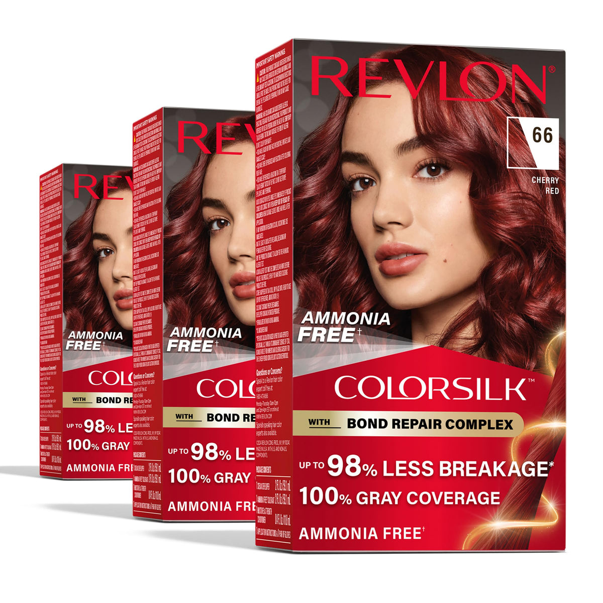 Revlon ColorSilk Bond Repair Complex package showing bond protection during coloring