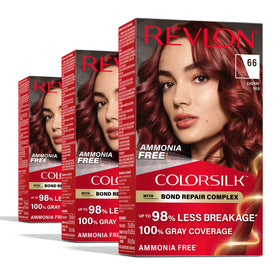 Revlon ColorSilk Bond Repair Complex package showing bond protection during coloring