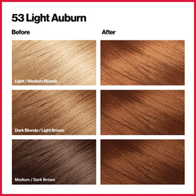 Revlon Colorsilk keratin-enriched dye formulation for healthier-feeling hair.