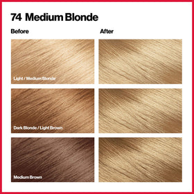 Revlon ColorSilk keratin-enriched formula nourishes hair while coloring.