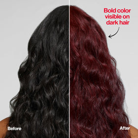 Tube with REVLON Colorsilk no-drip application detail