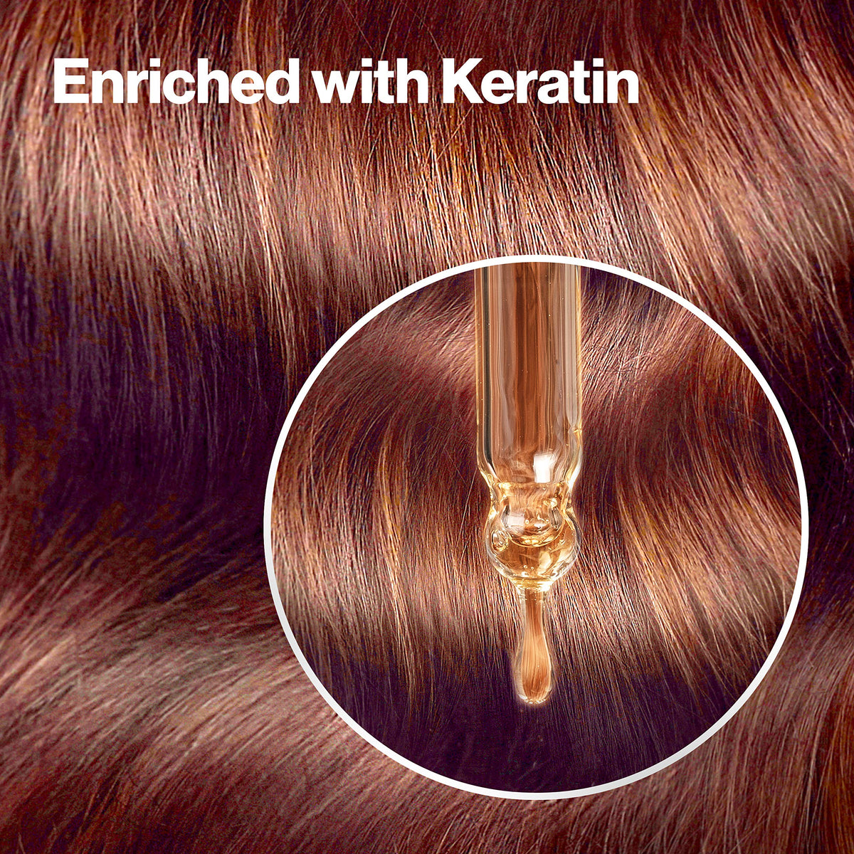 Revlon Colorsilk shade swatches showing natural-looking results.