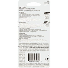 Revlon ColorStay Brow Kit angled brush for precise brow shaping.