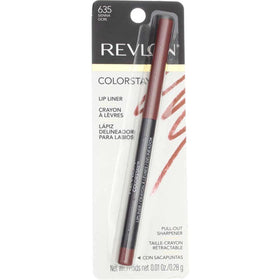 Revlon ColorStay Lipliner SoftFlex Sienna 635 front view for precise shaping.