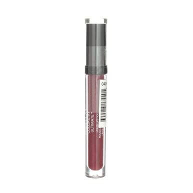 Close-up of glossy satin texture on lips from Revlon ColorStay lipstick.