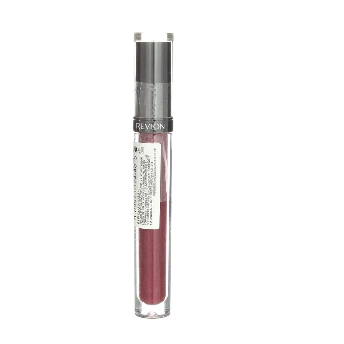 Swatch showing full coverage and rich Bordeaux shade from ColorStay line.