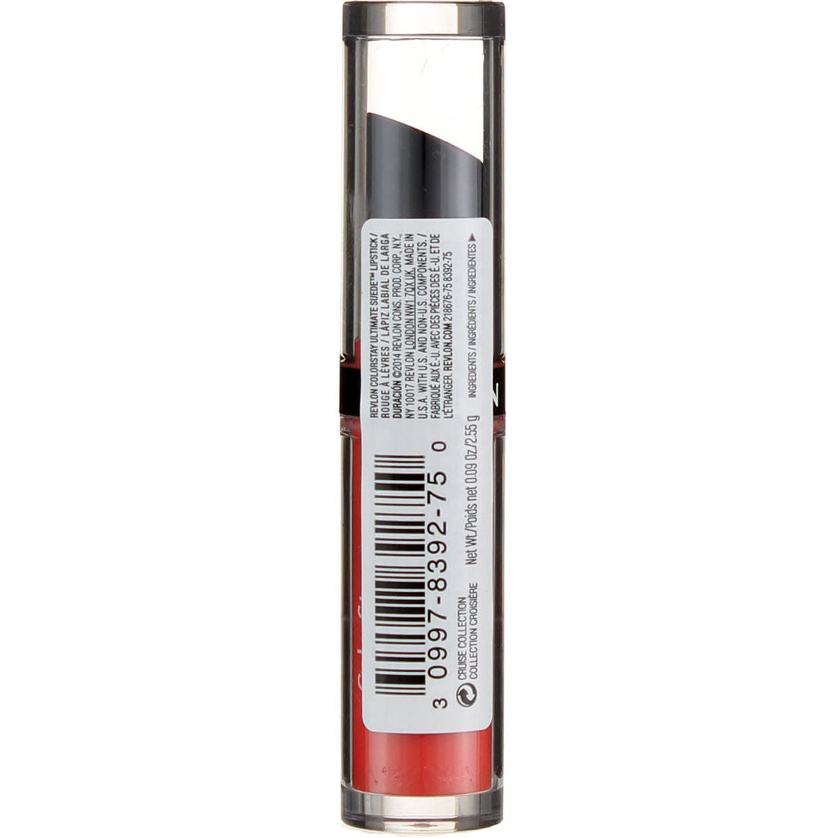 REVLON ColorStay Ultimate Suede Cruise lips during application, smooth glide.