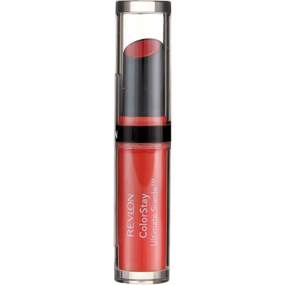 REVLON ColorStay Ultimate Suede Cruise bullet closeup, long-lasting color.