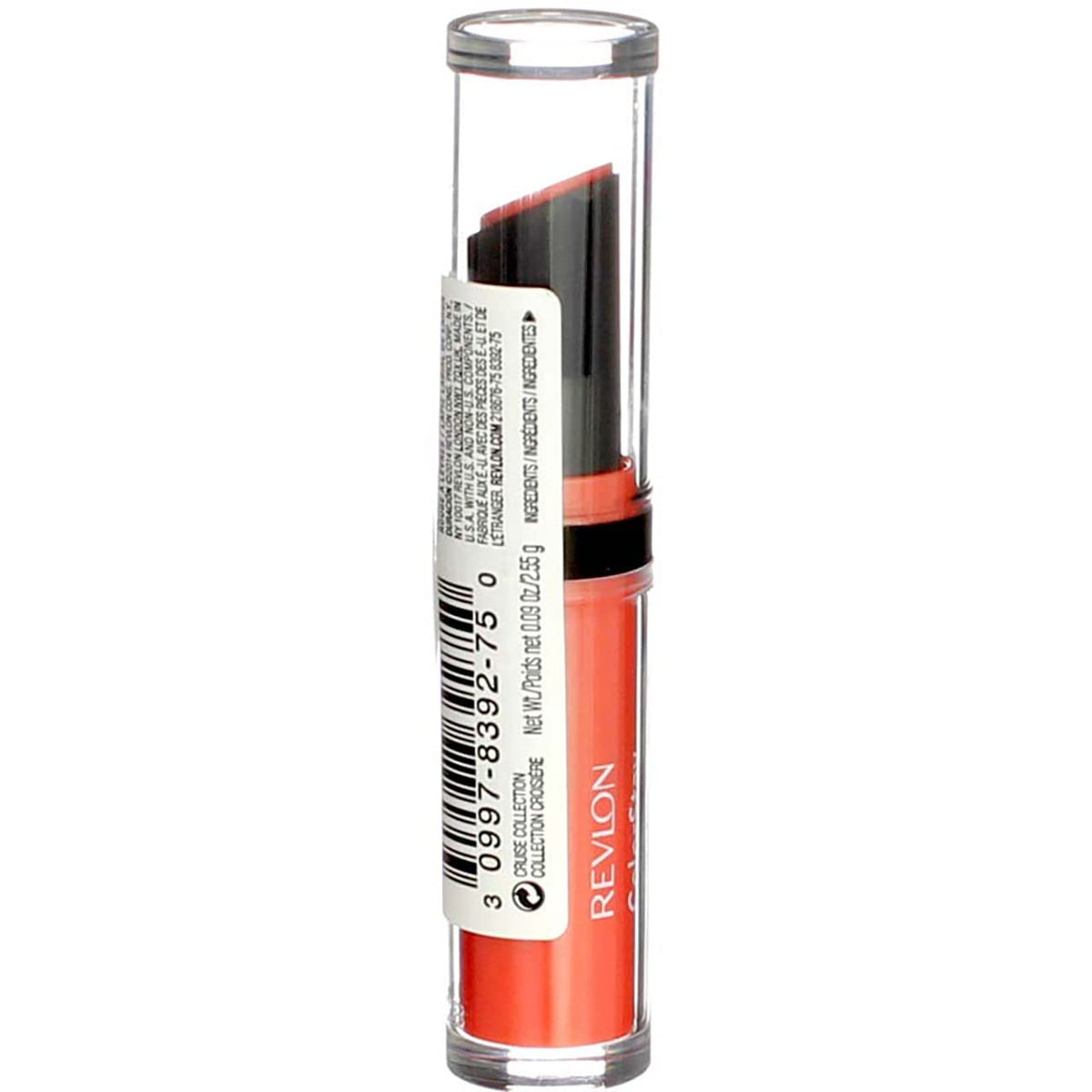 REVLON ColorStay Ultimate Suede Cruise texture swirl, satin finish.