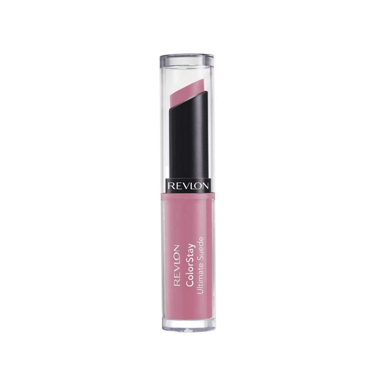 REVLON ColorStay Ultimate Suede lipstick case shows premium packaging with long-lasting color.