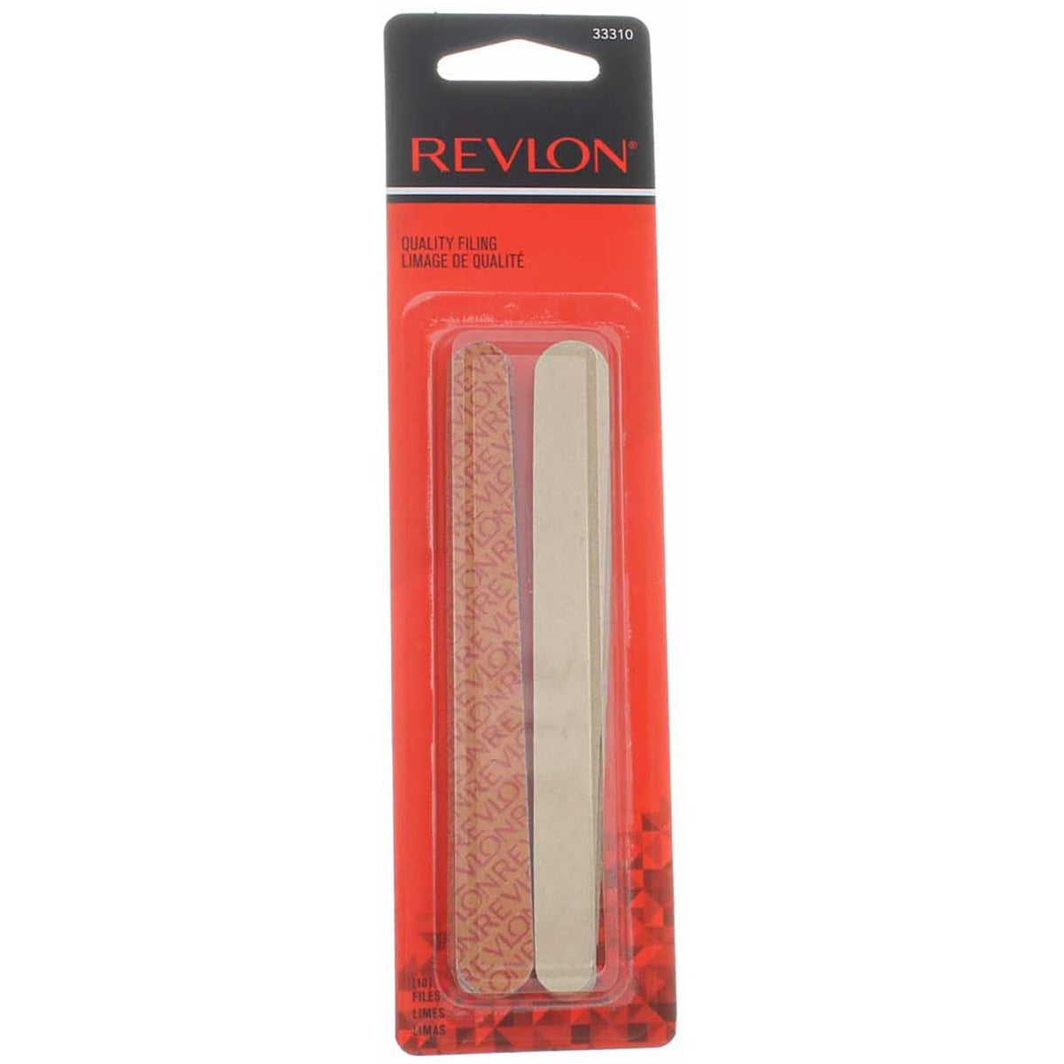 Revlon Compact Emery Board coarse filing on the go for quick shaping.