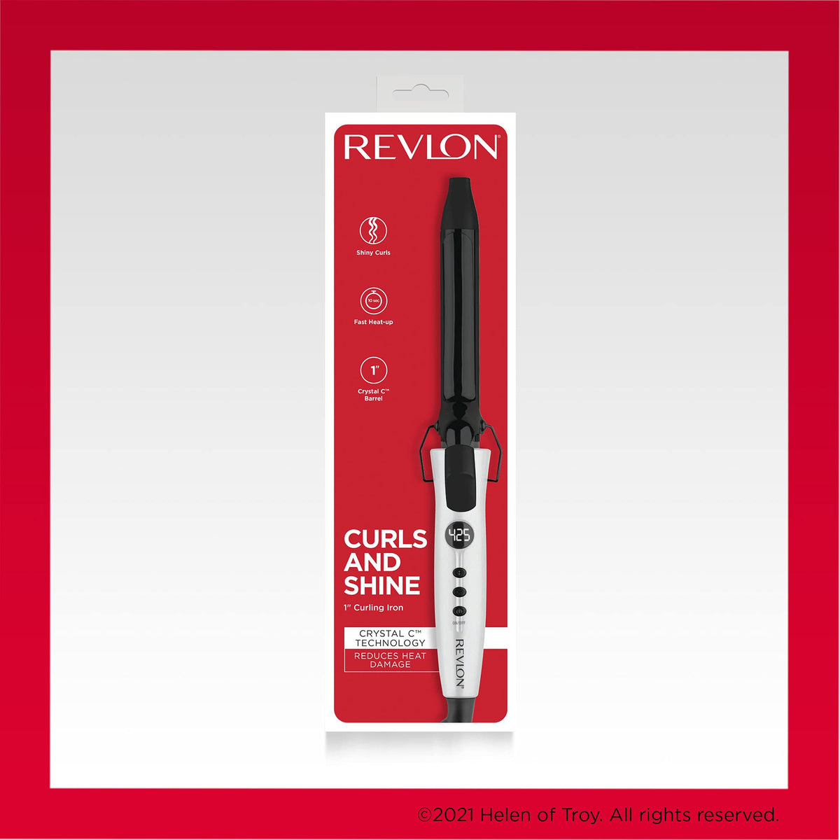 REVLON Crystal C auto shut-off safety feature for peace of mind