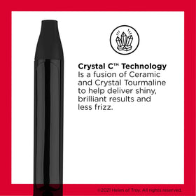 REVLON Crystal C shows ceramic-tourmaline technology delivering even heat