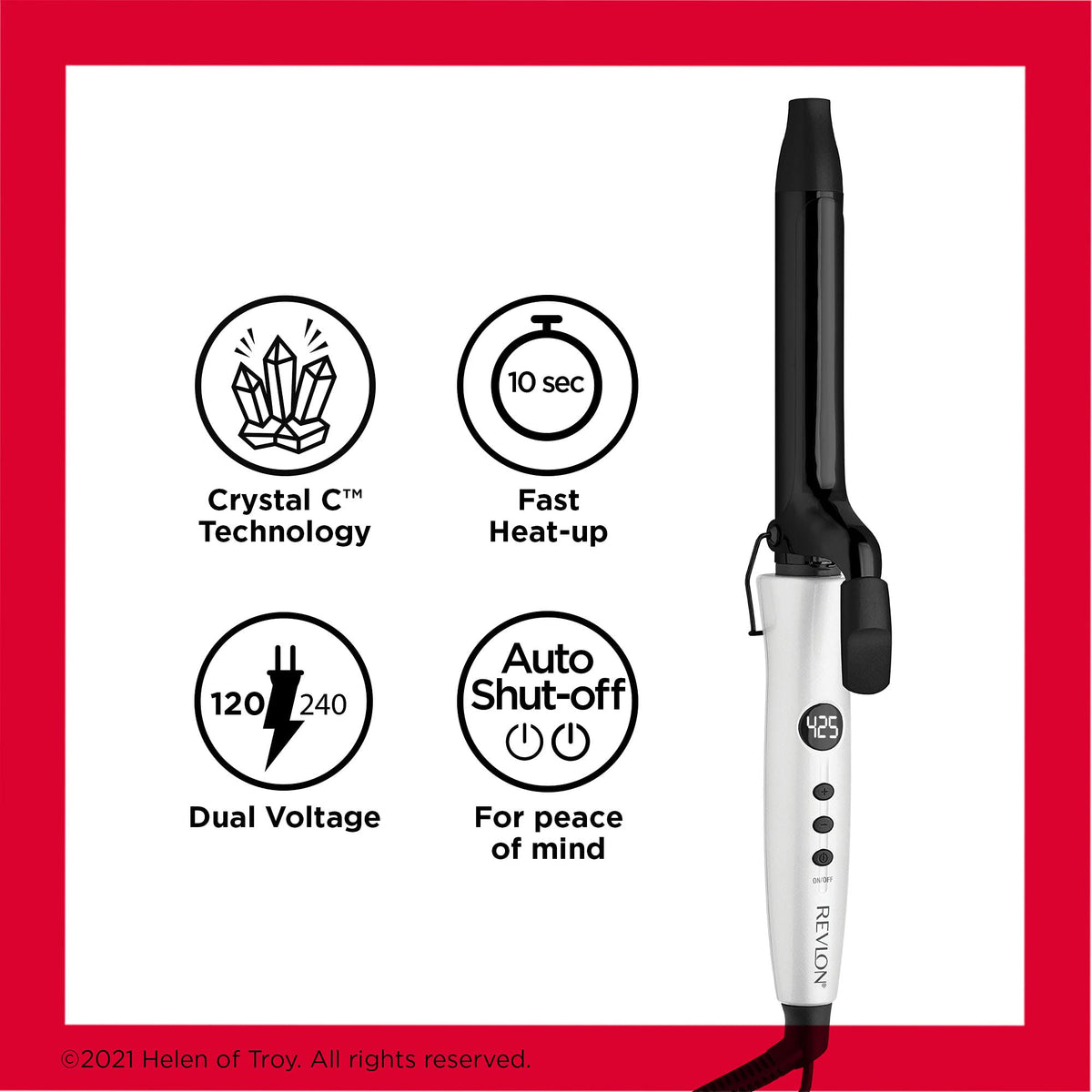 REVLON Crystal C dual voltage travel design for worldwide use