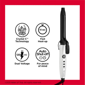 REVLON Crystal C dual voltage travel design for worldwide use