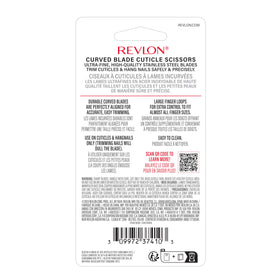 Revlon Cuticle Scissors deliver salon-like precision in daily care.