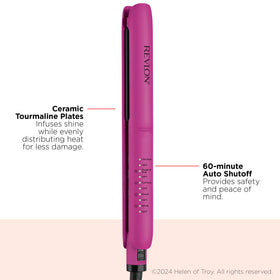 REVLON flat iron with even heat distribution for consistent styling