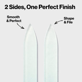 REVLON Glass Nail File with hygienic finish that resists bacteria