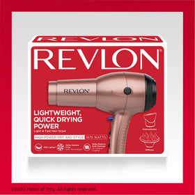 Lightweight design of Revlon Light & Fast Hair Dryer reduces styling fatigue