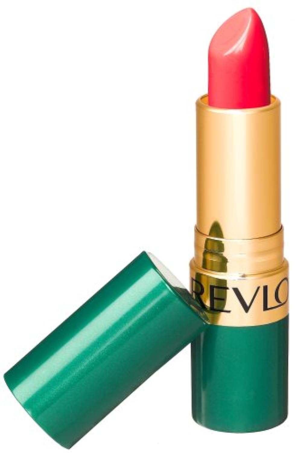 Revlon Moon Drops Creme Lipstick Love That Pink 575 tube close-up with vibrant creme finish.