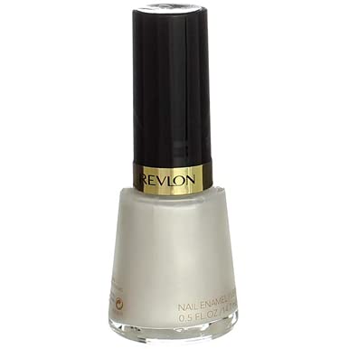 Revlon Nail Enamel Pure Pearl bottle cap ready-to-use display.
