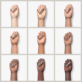 Revlon Nail Enamel Pure Pearl brush-stroke detail yields smooth results.