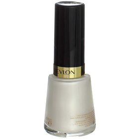 Revlon Nail Enamel Pure Pearl fade-resistant color label indicating long wear.