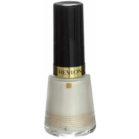 Revlon Nail Enamel Pure Pearl silk-protein shield illustrating surface smoothing.