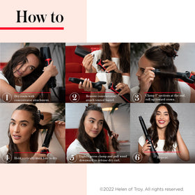 REVLON One-Step Blowout Styler root-drying concentrator speeds styling prep.
