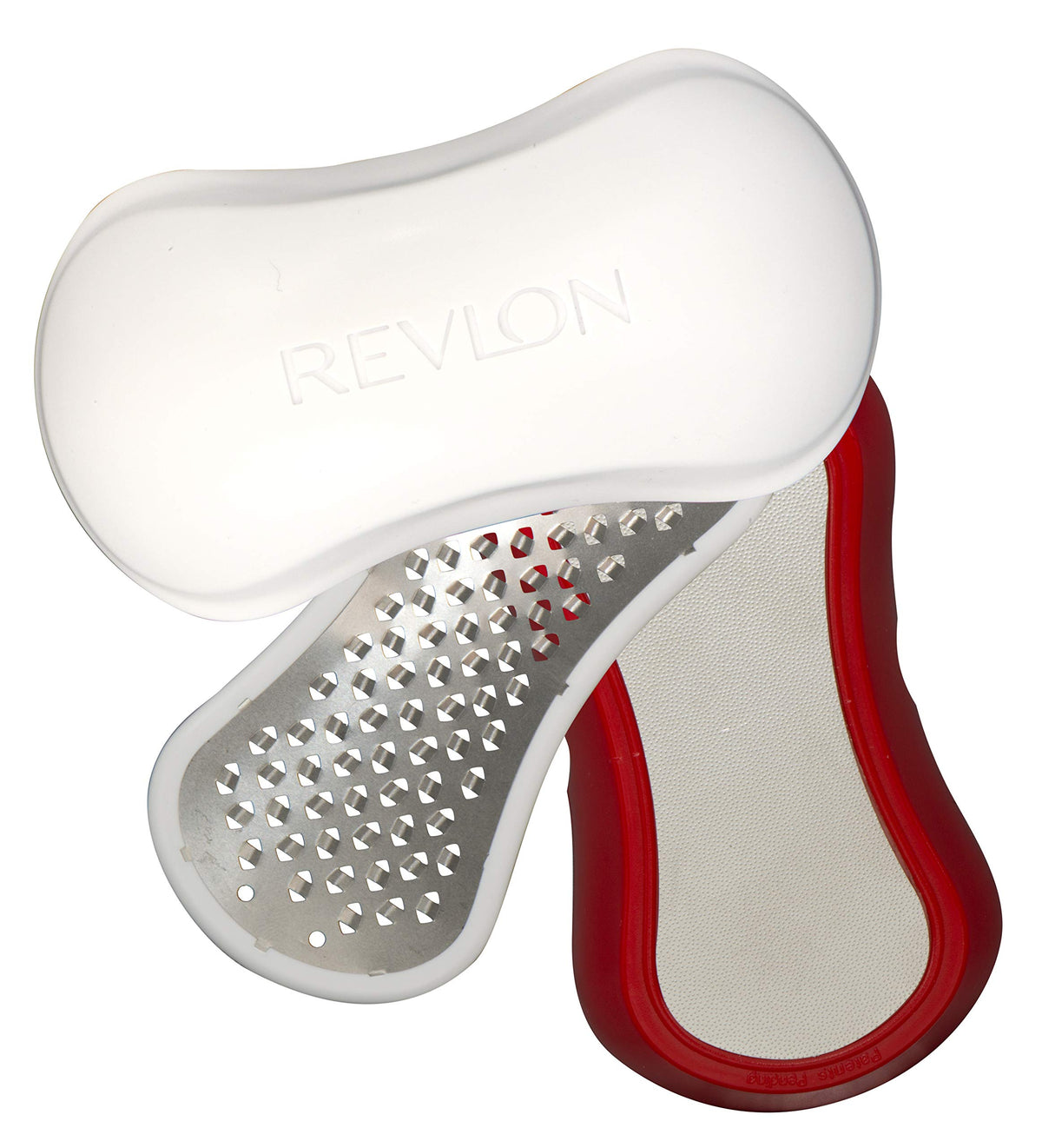 Revlon Pedi-Expert callus remover targets hard skin on heels for softer feet.