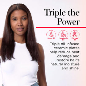 REVLON Perfect Match Flat Iron safety guards removed for switching to curling
