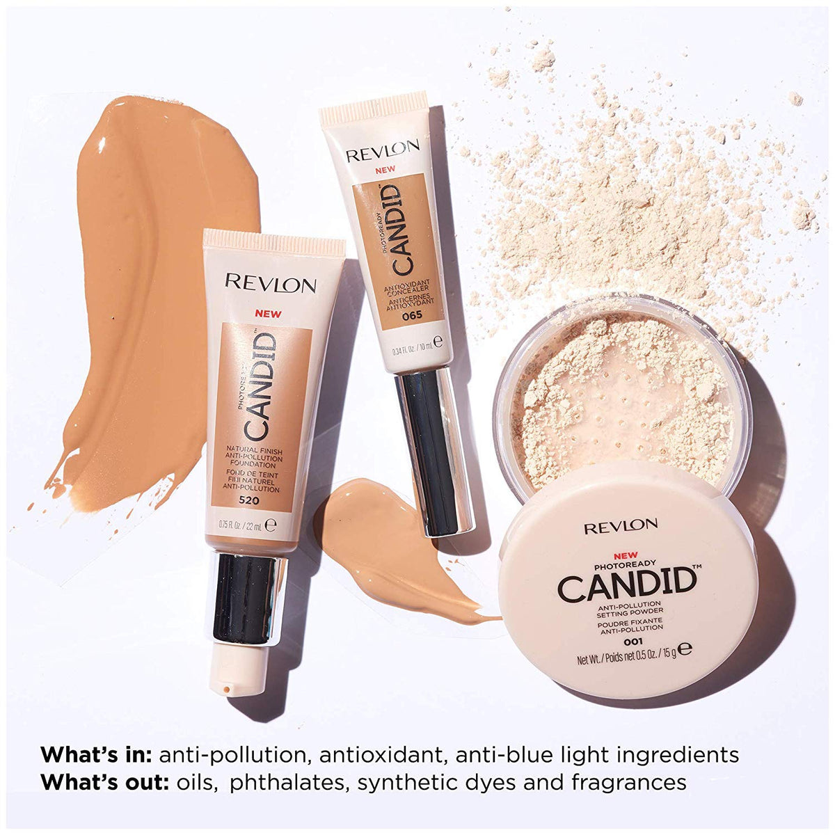 REVLON setting powder comes with a sifter for mess-free, precise application.