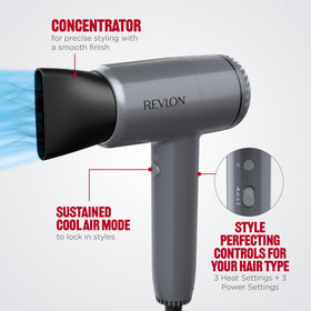 REVLON PowerMove diffuser attachment to define curls and waves