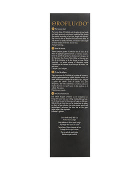 Orofluido Control Frizzing Elixir texture appears satin-smooth and lightweight, leaving no residue.