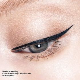 REVLON Skinny Liquid Eyeliner ophthalmologist-tested for sensitive eyes.