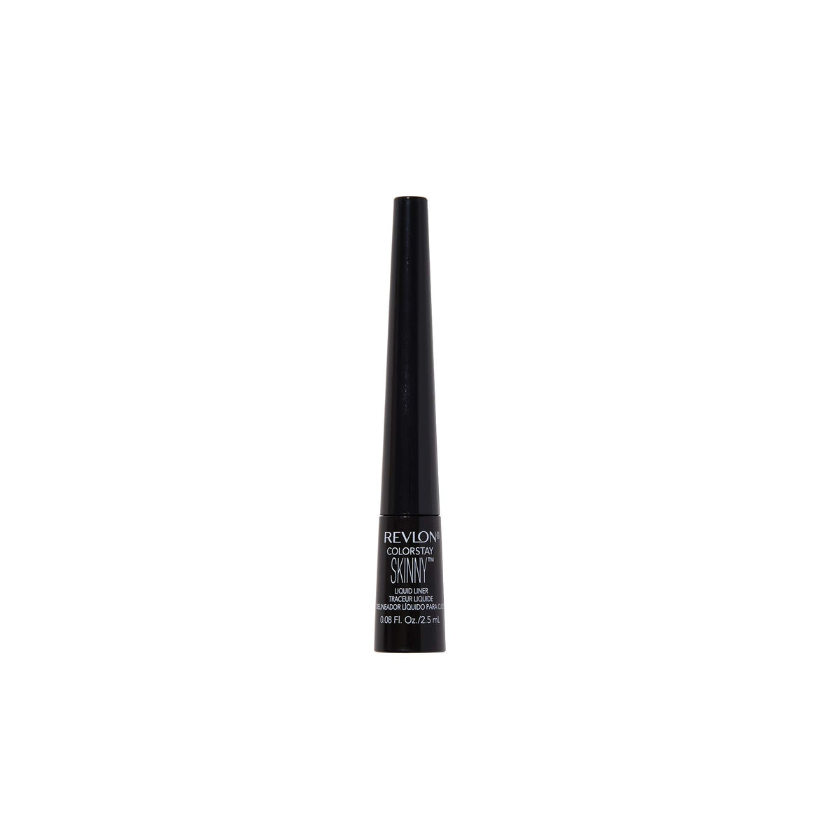 REVLON Skinny Liquid Eyeliner ultra-fine tip for precise lines that glide.