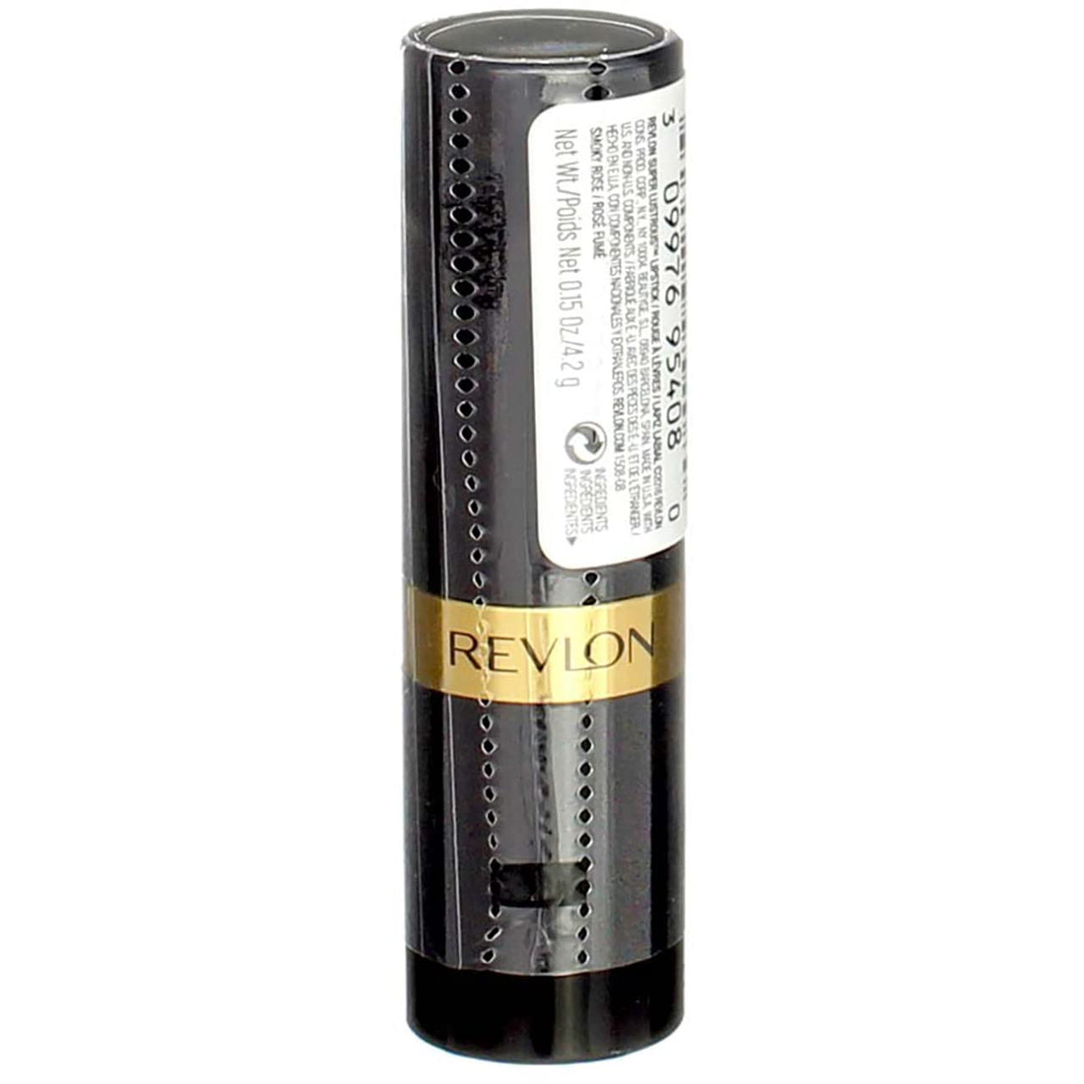 Revlon Smoky Rose lipstick texture close-up emphasizing smooth application.