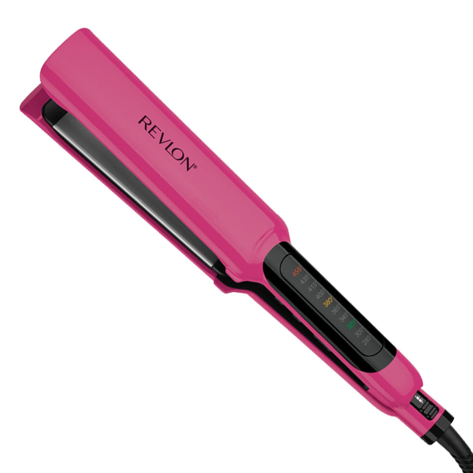 REVLON Smooth Brilliance with extra-long XL plates speeds styling