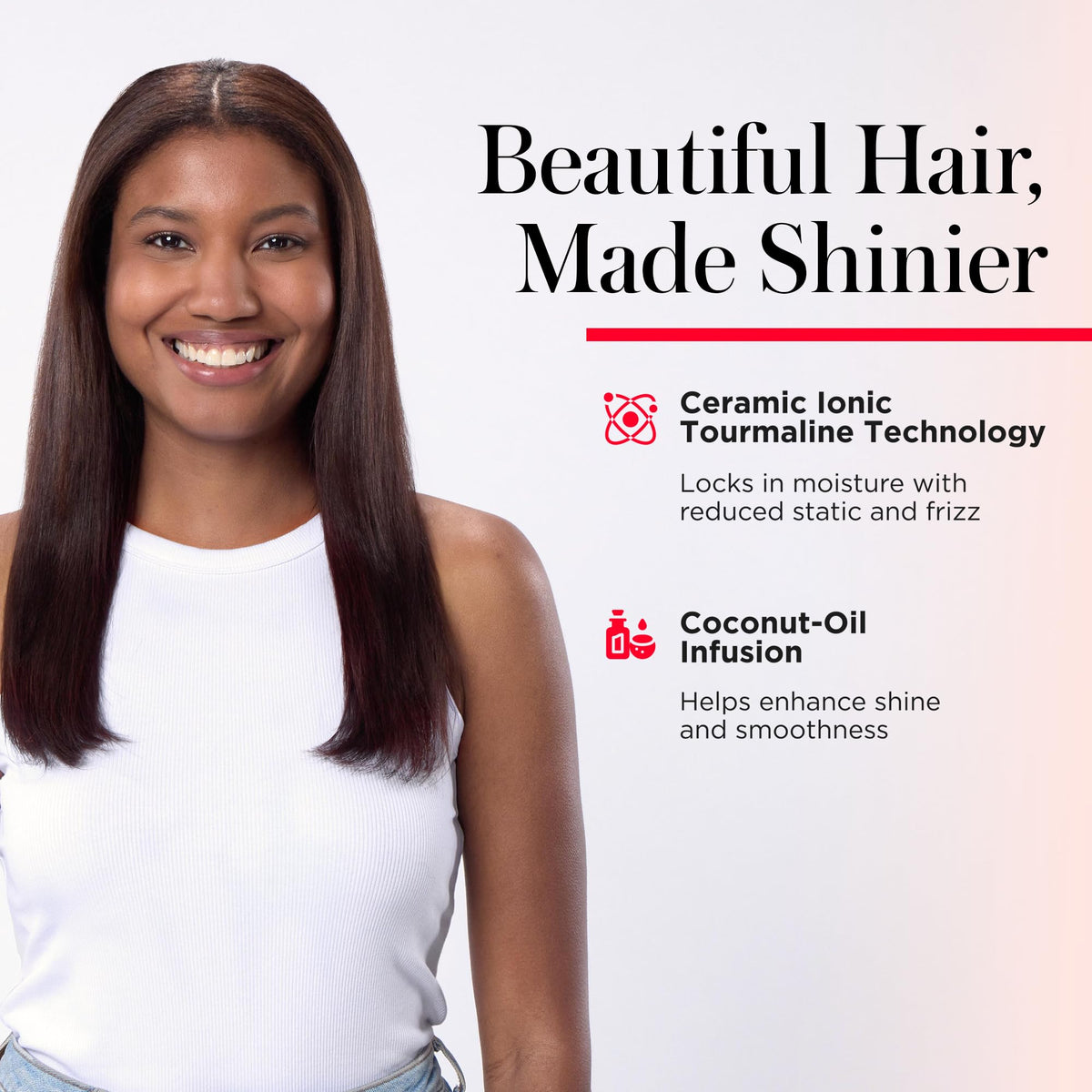 REVLON SmoothStay XL detangling bristles glide through hair