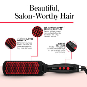 REVLON SmoothStay XL heat settings up to 430°F for versatile styling