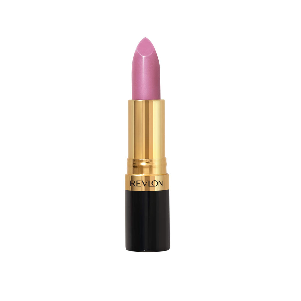 Revlon Super Lustrous Lipstick Pink Cloud 801 swatch shows vibrant color