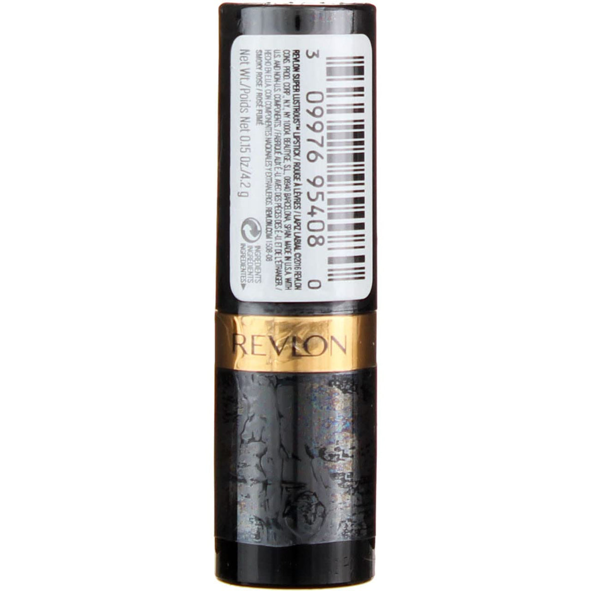 Revlon Smoky Rose lip color applied on lips for everyday wear.