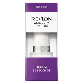 REVLON Top Coat quick-dry bottle for fast, long-lasting shine and color protection