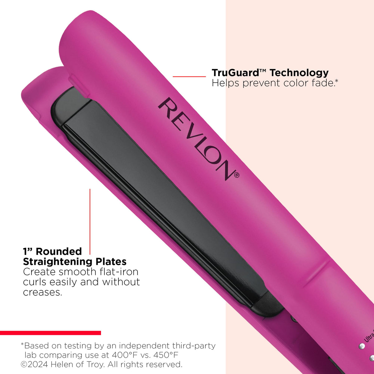 REVLON TruGuard color-preserve surface helps minimize color fade